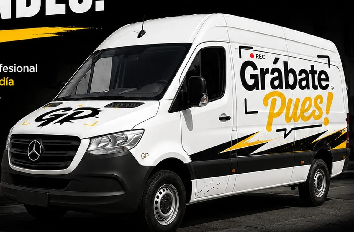 Van móvil de Grábate Pues